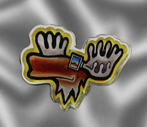 Cosmic Moose Pin